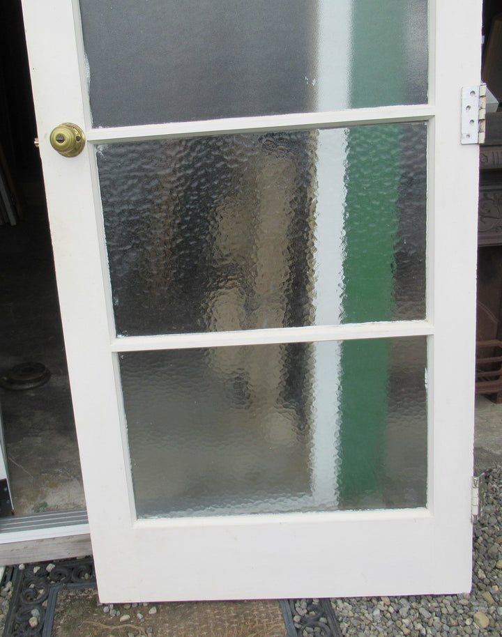 4 Lite Door with Various Glass Panels.   1970H x 835W x 40D