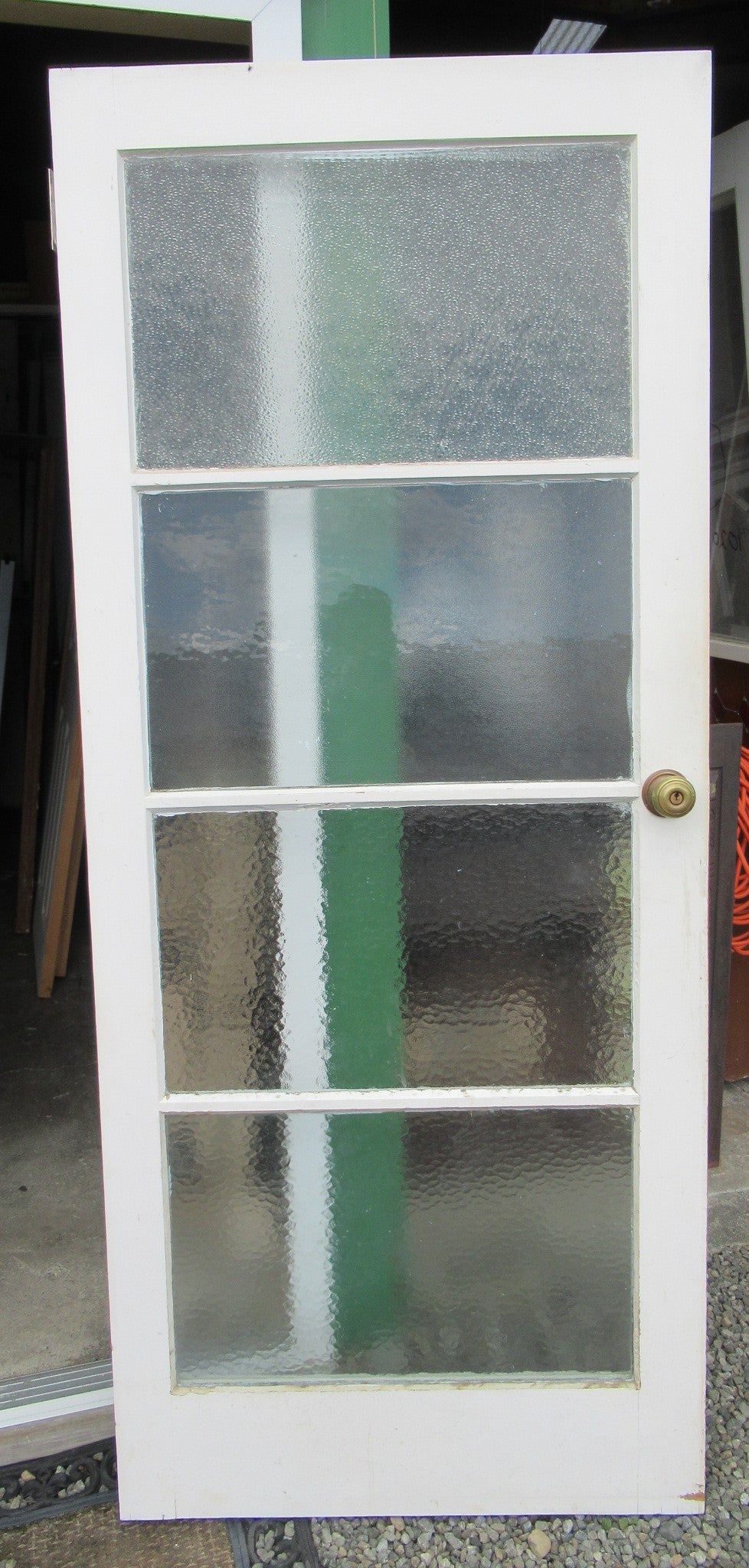 4 Lite Door with Various Glass Panels.   1970H x 835W x 40D