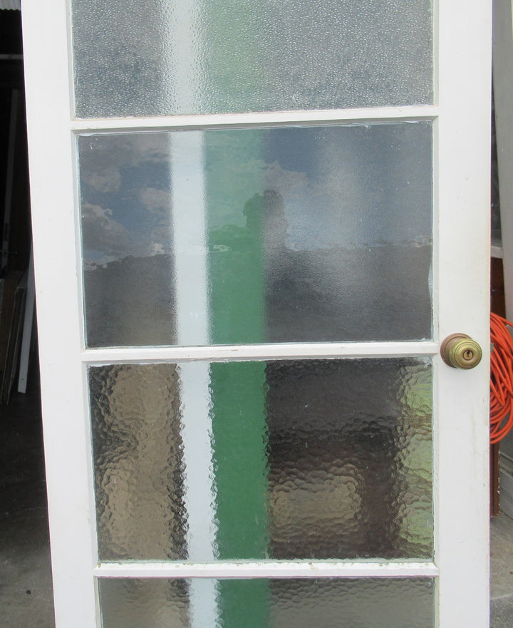 4 Lite Door with Various Glass Panels.   1970H x 835W x 40D