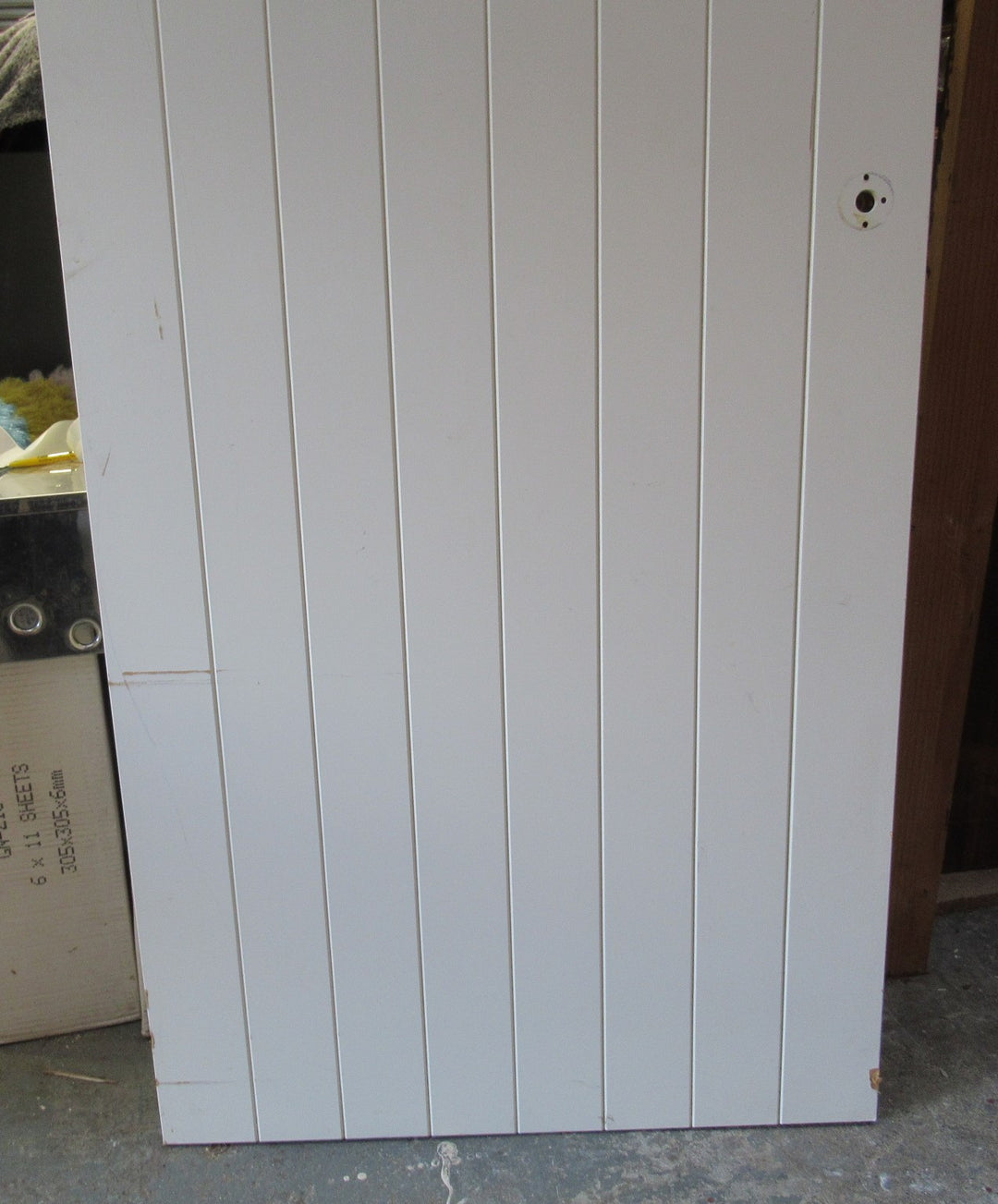 White Painted T&G Hollow Core Door  (CT)  810W x 1910H x 40D