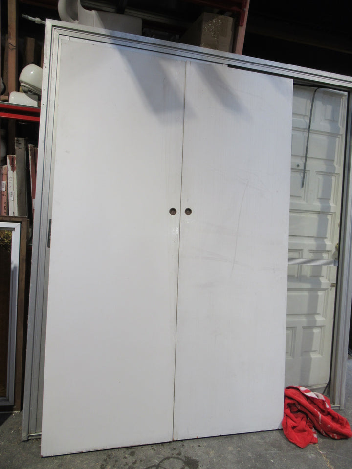 White Wardrobe Hollow Core Sliding Door1975H x 630-1260W x 35D