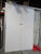 White Wardrobe Hollow Core Sliding Door1975H x 630-1260W x 35D