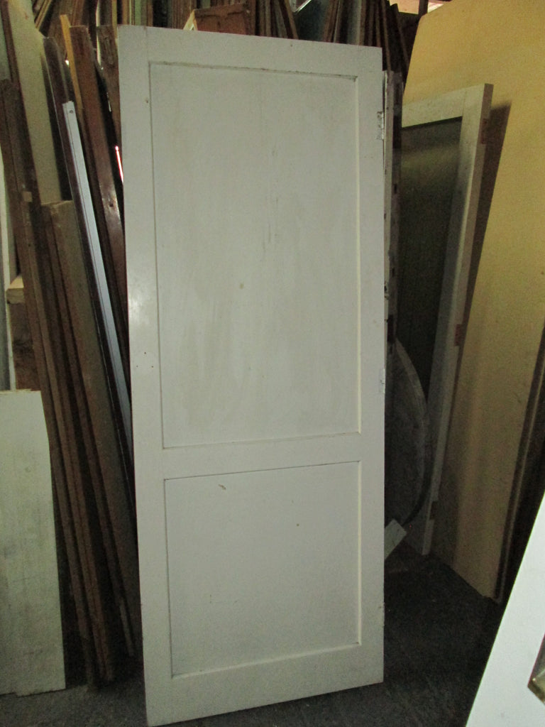 2 Panel Painted Rimu Door  1980H x 760W x 30D