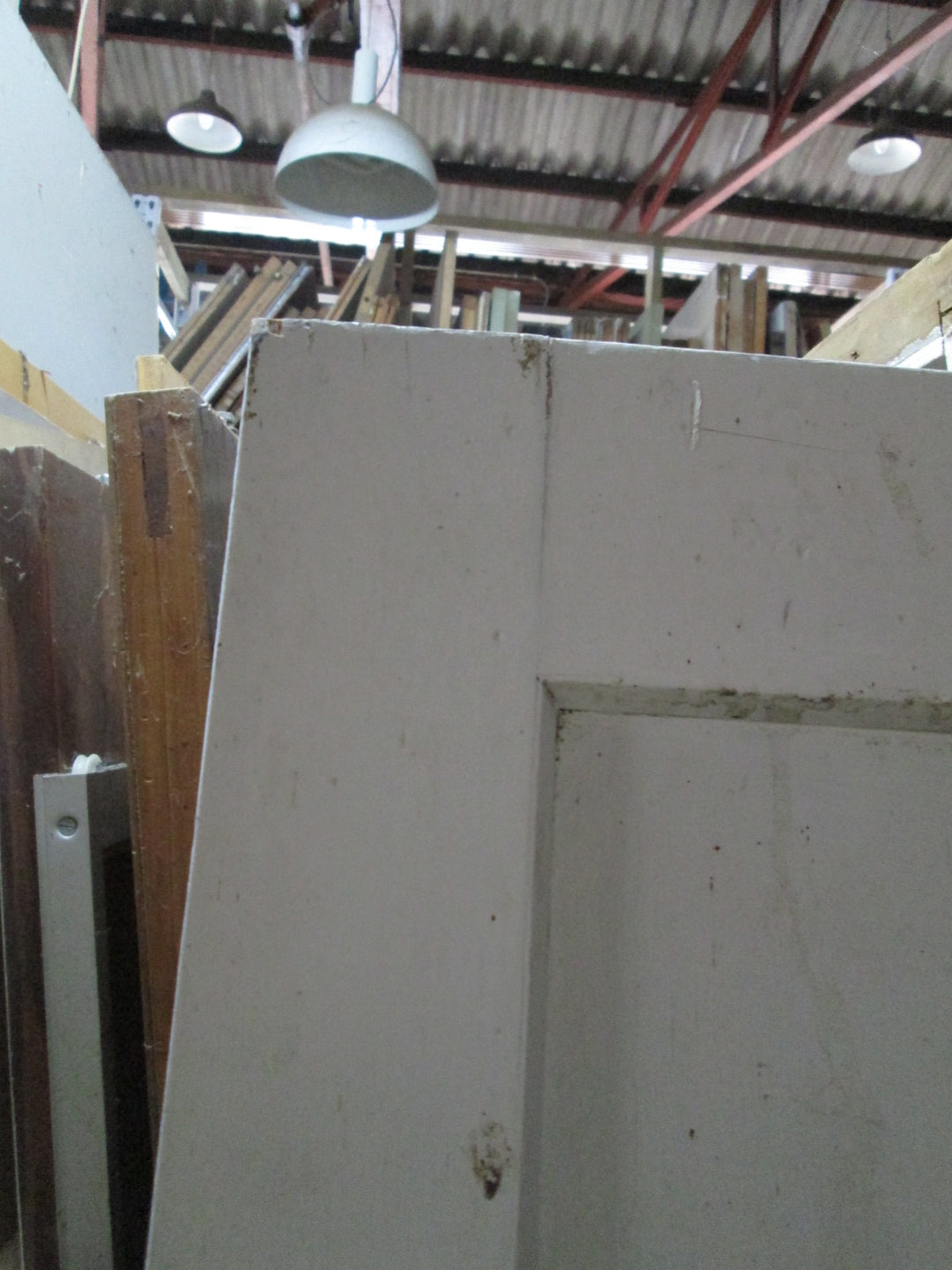 2 Panel Painted Rimu Door  1980H x 760W x 30D
