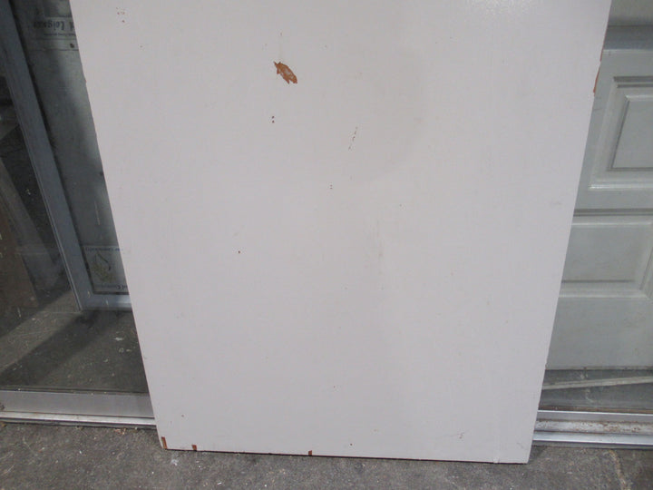 White Painted Hollow Core Door with Large Rounded Handle Hole 1980H x 760W x 40D