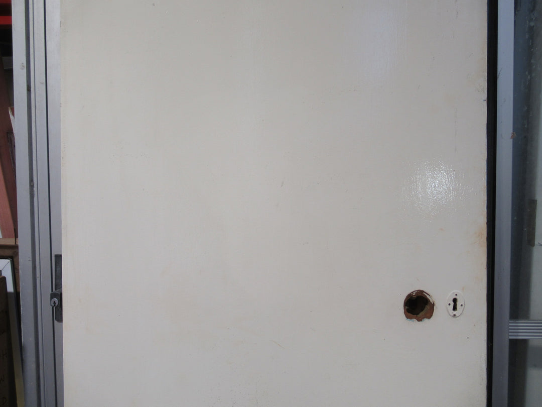 White Painted Hollow Core Old Style 1980H x 760W x 40D