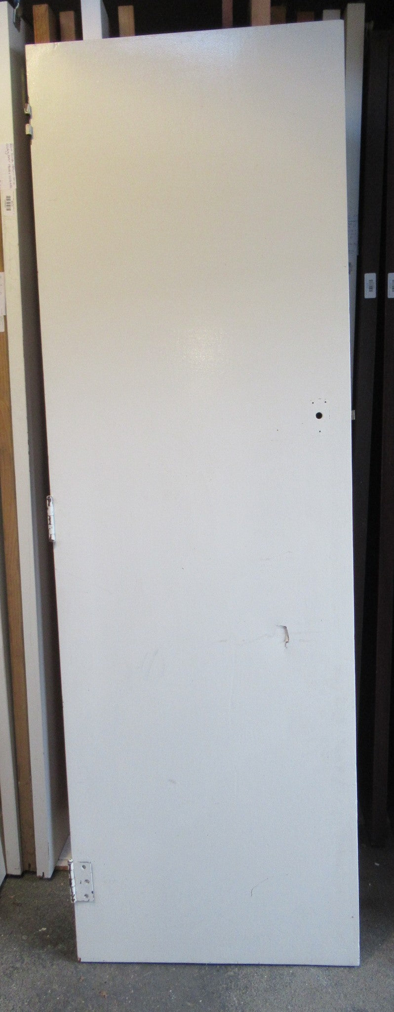 White Hollow core Hall Door   1900H x 600W x 40D