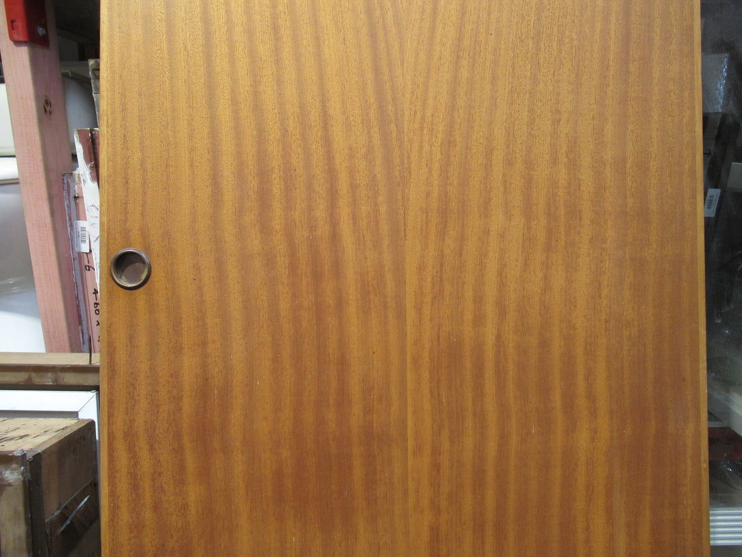 Light Mahogany Sliding Door (Circle Handles)   1810H x 610W x 40D