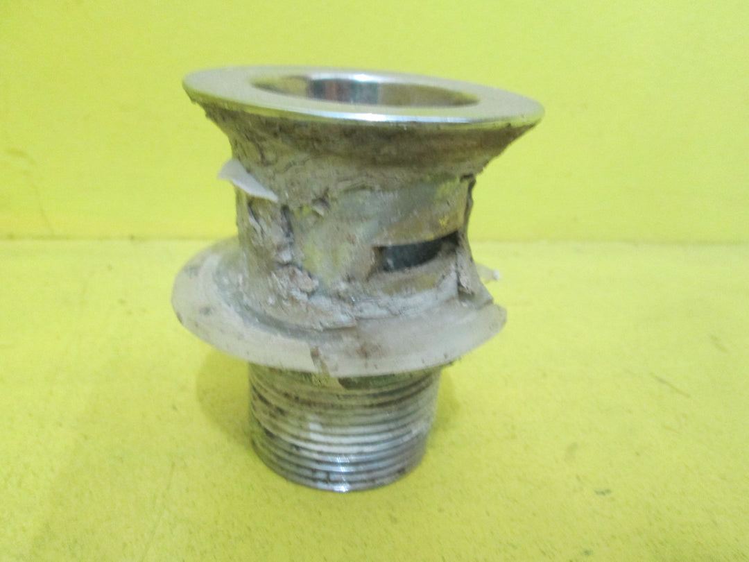 Chrome Drain Waste Outlet 62D x 35mm Pipe