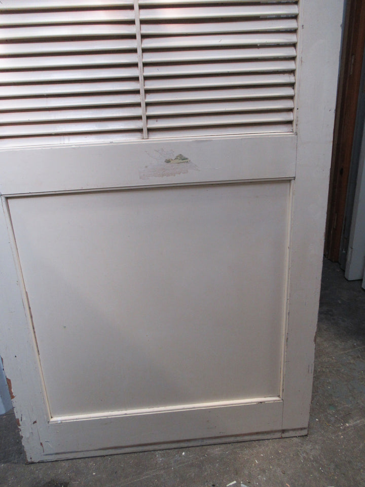 1 Panel Louvre Painted Door 2000H x 810W x 30D