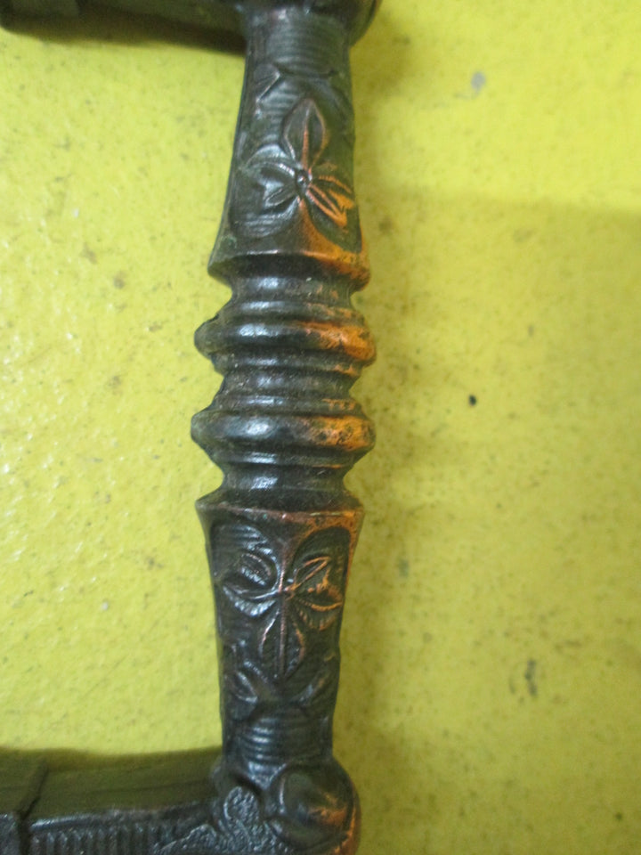 Gothic Copper Pull Handles 114L x 33W x 14D/Hole Distance 75mm
