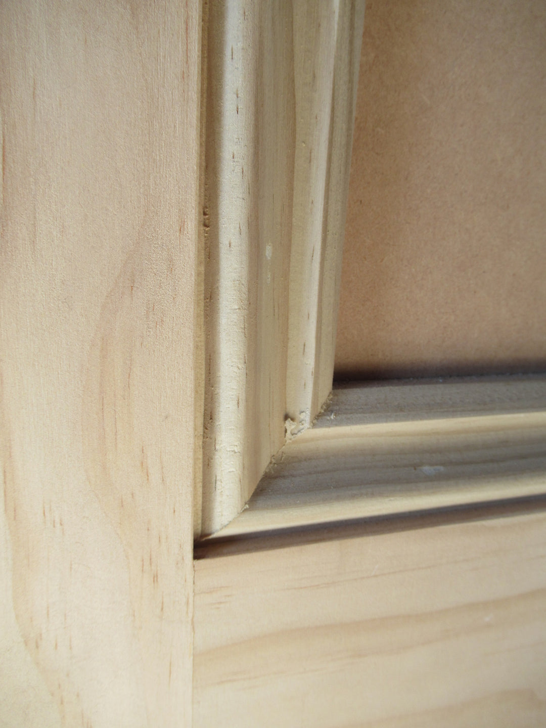 Modern Pine and Hardyboard Statesman Door   2160H x 850W x 45D
