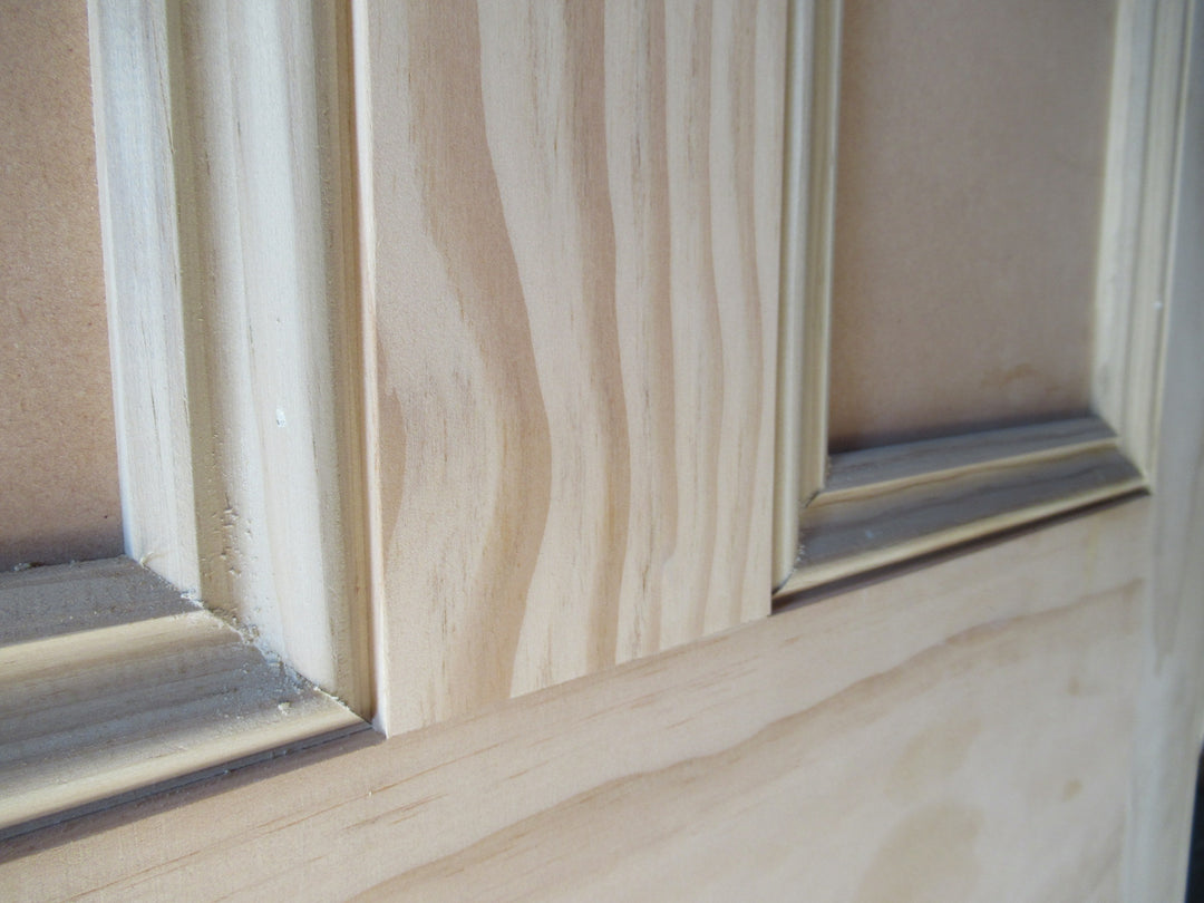 Modern Pine and Hardyboard Statesman Door   2160H x 850W x 45D