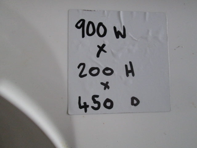 Basin Top with Tapware 900W x 200H x 450D