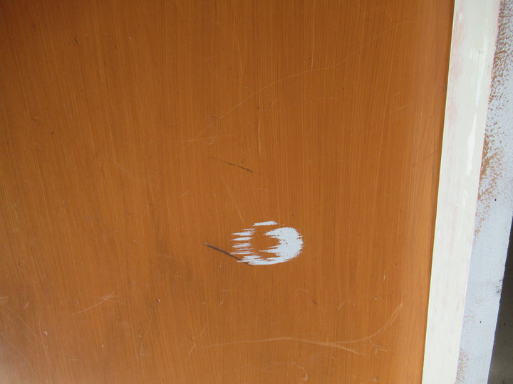 Varnished Hollow Core Rimu Veneer Door in Frame   2010H x 820W x 110D