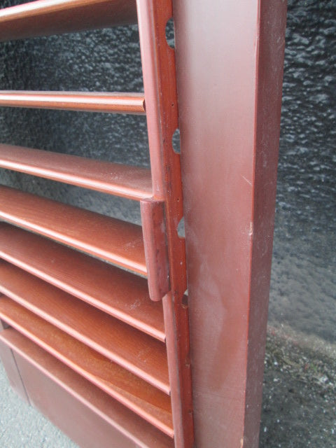 Cedar Opening Louver Shutters