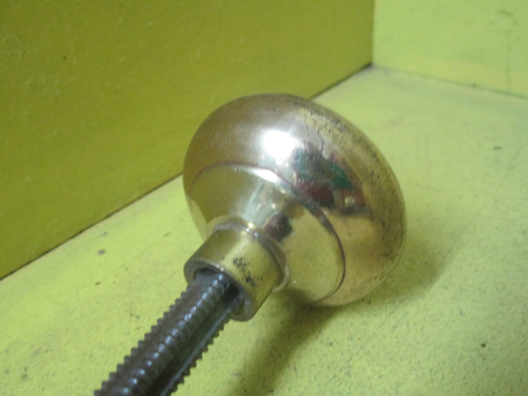 Hollow Polished Brass Door Handle 45H x 50D