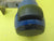 Blue/Black Push Button Knob Handle with mortice 60D x 65H