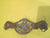 Brass Effect Maple Leaf Pull Plate 105L x 40W