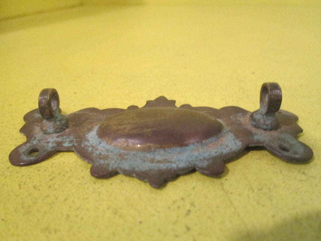 Pressed Brass with Oval Centre Pull Plate