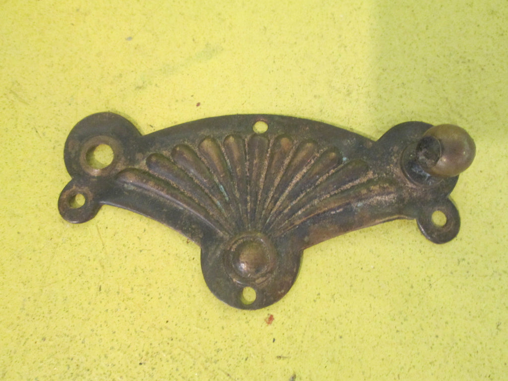 Antique Brass Fan Draw Plate