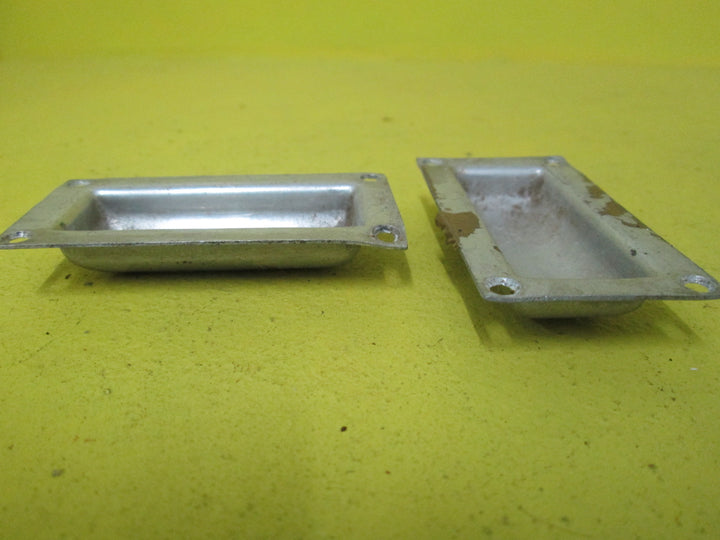 Rectangle Semi Circle Flush Pull Handles 90-77-70L x 45-39W