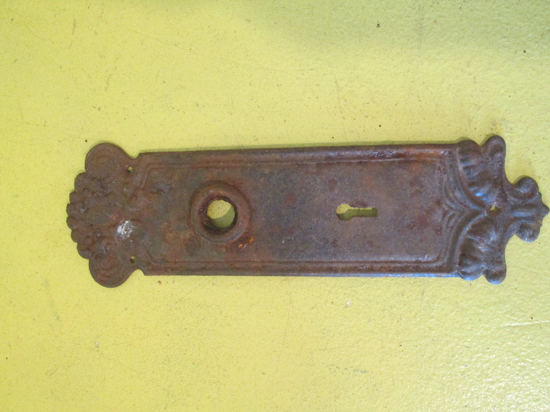 Ornate  Metal Rectangle Door Plate 225L x 60L