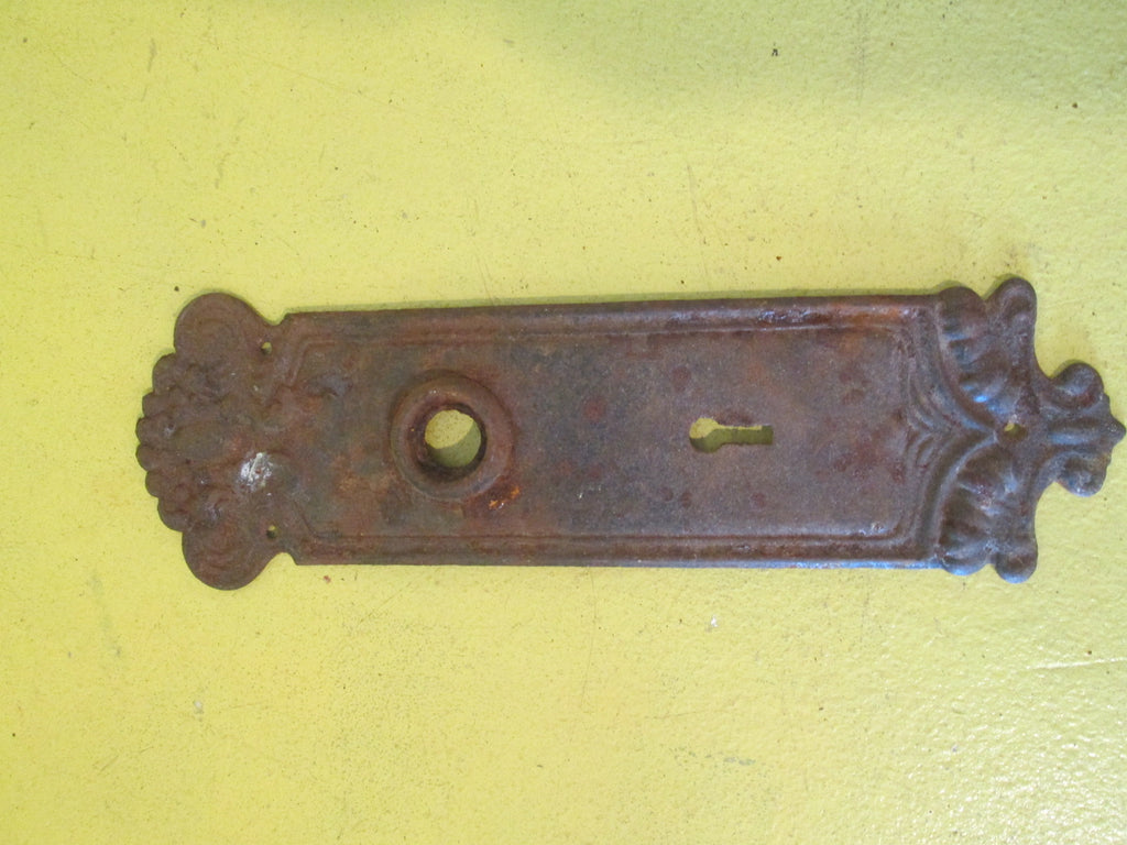 Ornate  Metal Rectangle Door Plate 225L x 60L