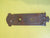 Ornate  Metal Rectangle Door Plate 225L x 60L