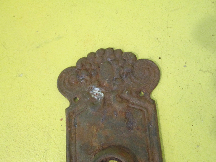 Ornate  Metal Rectangle Door Plate 225L x 60L