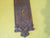 Ornate  Metal Rectangle Door Plate 225L x 60L