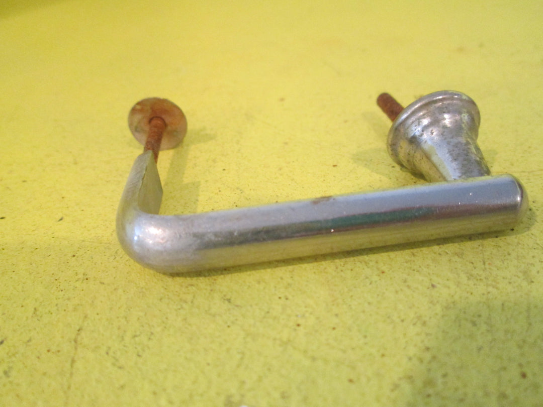 Art Deco 3/4 Slimline Rounded Edge Pull Handle 60L x 26H / Hole distance 50mm