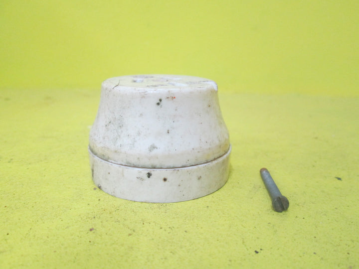 Bakelite/Porcelain Cone Shaped Power Point 54D-40D x 35H