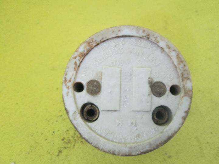 Porcelain & Brass Power Switch 58D x 30H