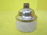 Vintage Porcelain & Chrome Light Pulls 56D x 60H