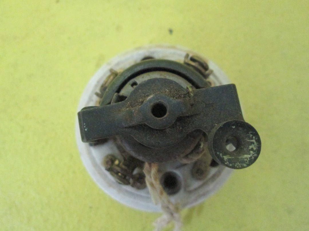 Vintage Porcelain & Chrome Light Pulls 56D x 60H