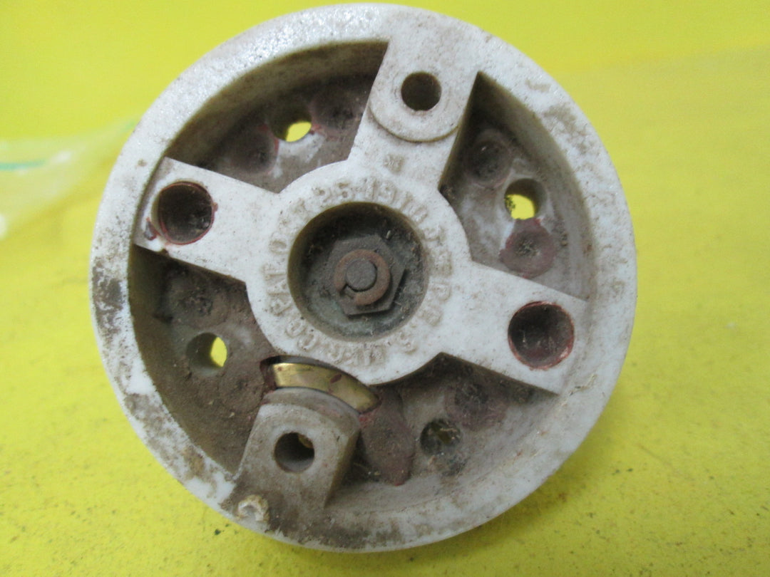 Vintage Porcelain & Chrome Light Pulls 56D x 60H