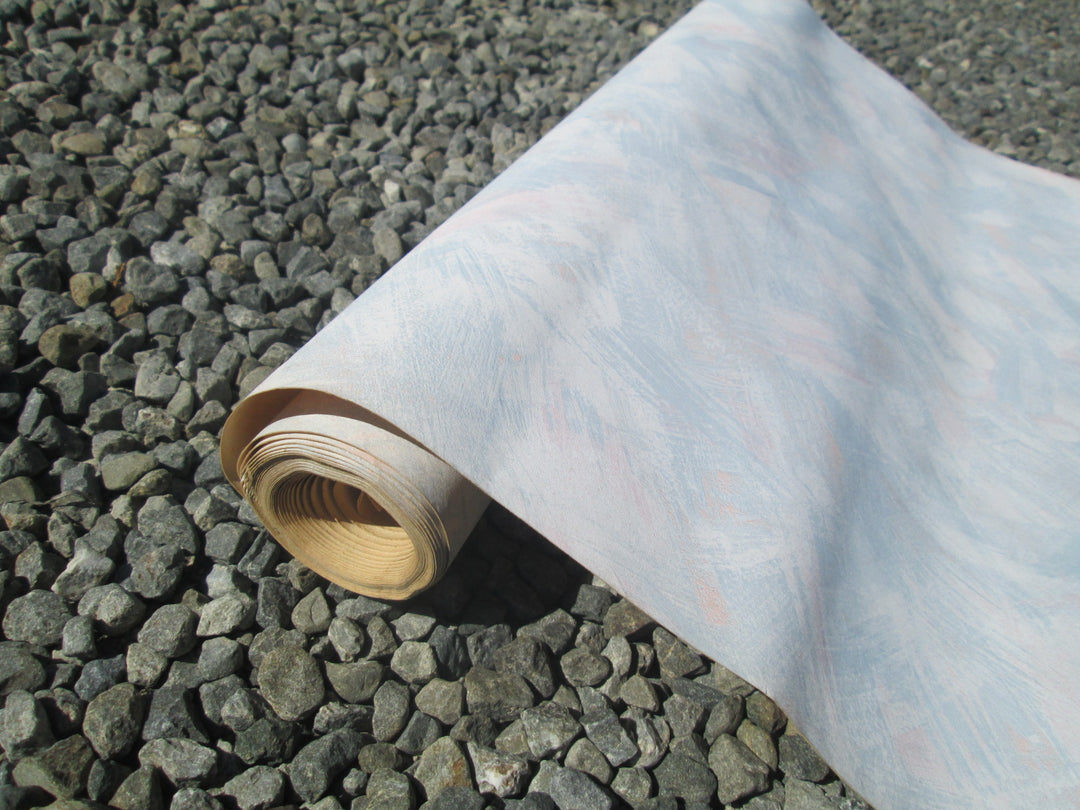 Vintage Wallpaper - Blue Gray with hints of Pink 530W