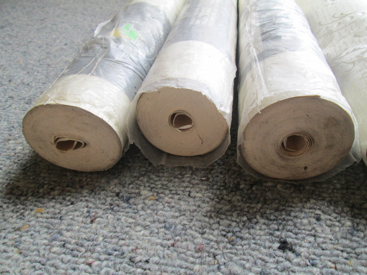 1980 Vintage Grey Beige Shimmery Boutique Wallpaper 10.05 M x 520-530W