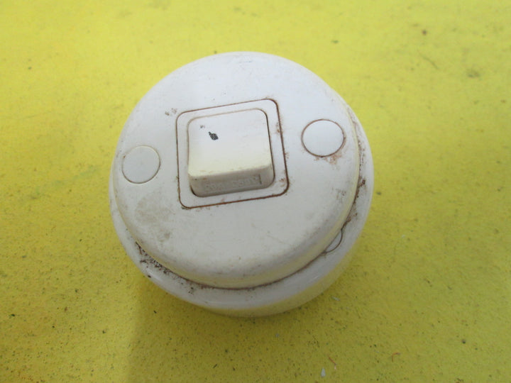 Round Plastic Light Switch 65D x 32H