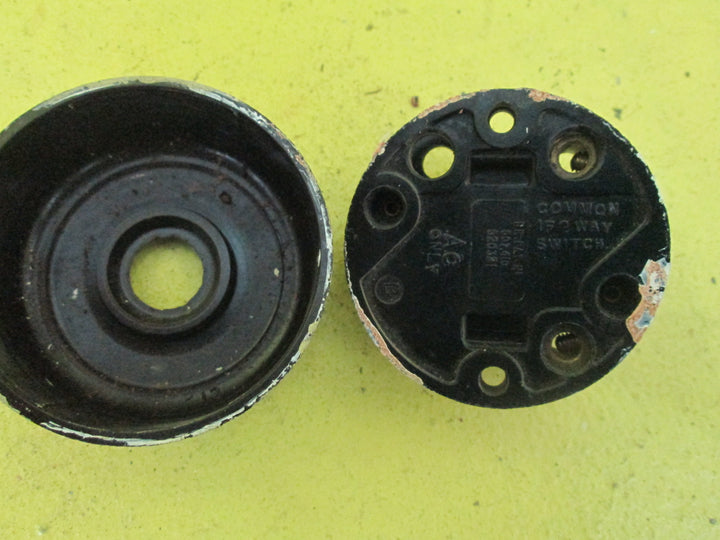 Brown Shallow Dome Light Rocker Switch 67D x 22H