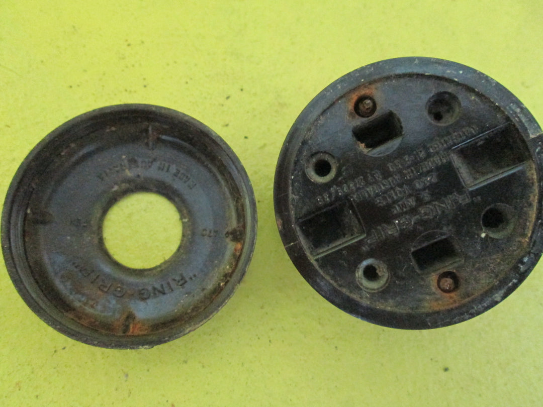 Small Dome Brown Bakelite Switch 50D x 25H
