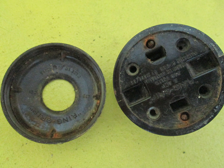 Small Dome Brown Bakelite Switch 50D x 25H