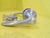 Modern Lever Latch Round Plate Wide Flat Handle and Mortice Lock 65D/75H x 12L Lever/Mortic 57L x 25W/Body 82L x 18W x15D