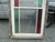 Antique Red, Green and clear Cathedral Glass  Double Hung Window  1660H x 820W x 140D