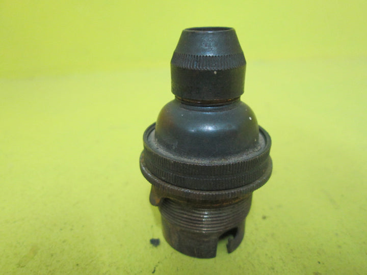 Bakelite Brass & Chrome Lamp Holder 25D x 50-55-63H