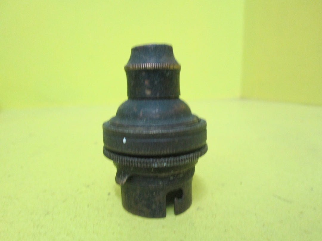 Bakelite Brass & Chrome Lamp Holder 25D x 50-55-63H