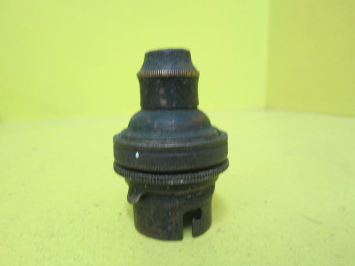 Bakelite Brass & Chrome Lamp Holder 25D x 50-55-63H