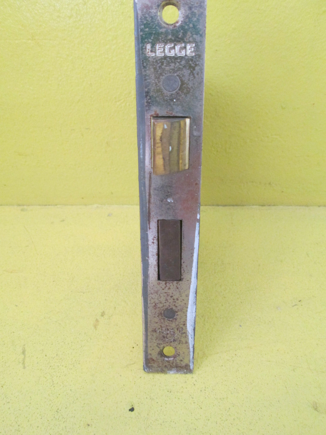 Legge Mortice Lock with Key 55 Axail Plate 153L x 22W/Body 77D x 102L/ 55 Axail