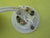 Porcelain Pendant Ceiling Fitting with Brass Lamp Holder 65D  50H/ 30D x 55H
